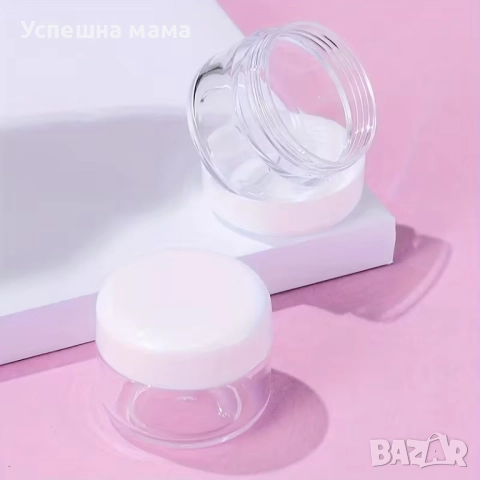 Бурканче за handmade, 60мл.с включена бяла капачка