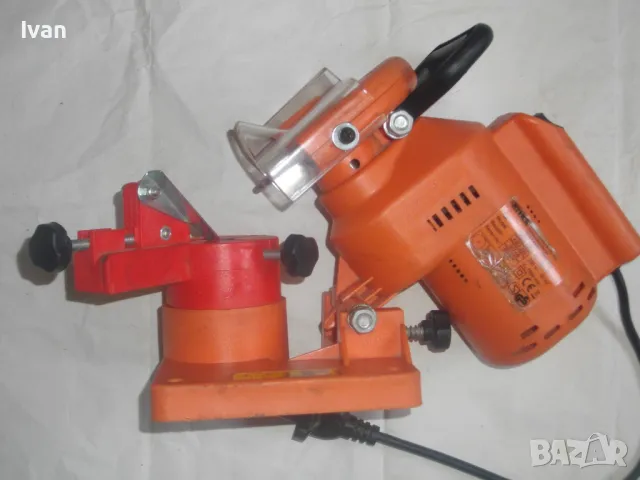 220 вата Немска ЕЛЕКТРИЧЕСКА МАШИНА ЗАТОЧВАНЕ НА ВЕРИГИ ATIKA ОТЛИЧНА 0-30 Градуса Точене, снимка 2 - Други инструменти - 47421929