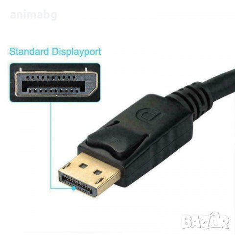 ANIMABG DP Display Port Male към VGA преобразувател, снимка 6 - Други - 32189173