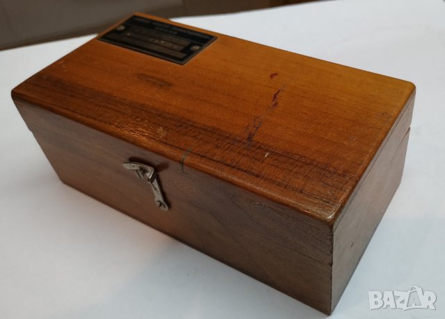 Дървена кутийка с грамчета, снимка 5 - Антикварни и старинни предмети - 29676218