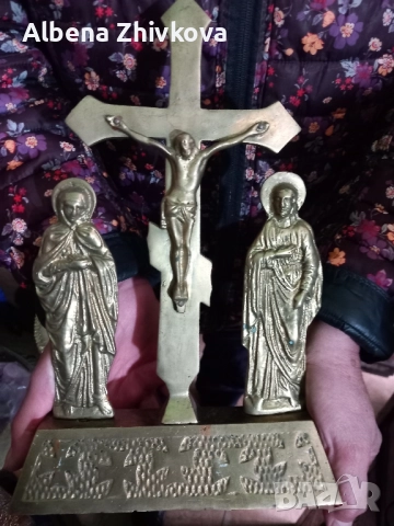 реликвари стар месингов, снимка 6 - Антикварни и старинни предмети - 51933874