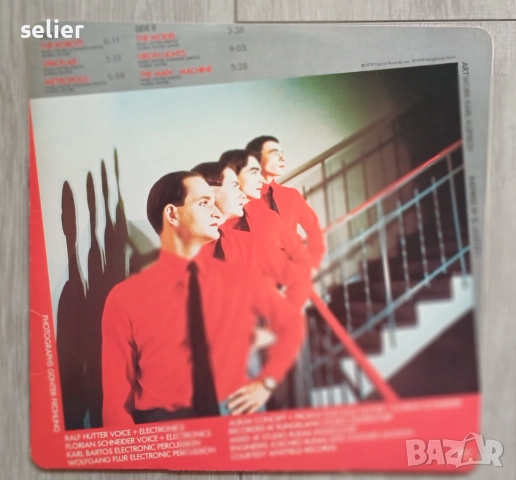 Kraftwerk ‎– The Man • Machine Издание 🇬🇧 UK 1978г Стил:Electro, Synth-pop Състояние на винила:VG+, снимка 4 - Грамофонни плочи - 51679047