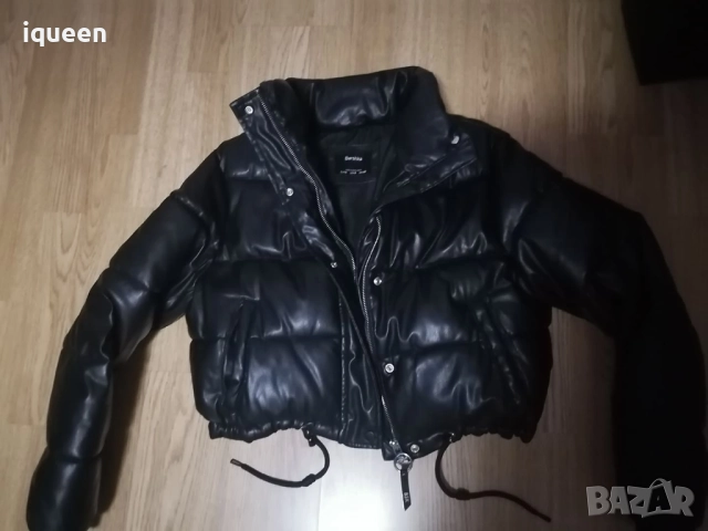 Бершка кожено яке-бомбър, снимка 2 - Якета - 52966747