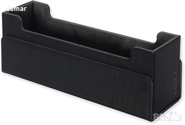 Кутия за карти Vault X Exo-Tec 450+ с магнитен капак - черно, червено, снимка 3 - Нумизматика и бонистика - 42223409