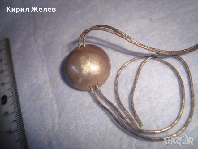 СТАРО ФИНО ЕЛЕГАНТНО СРЕБЪРНО АРТ КОЛИЕ СРЕБРО 925 ИТАЛИЯ с КРИСТАЛЧЕТА 71171, снимка 6 - Колиета, медальони, синджири - 37395471