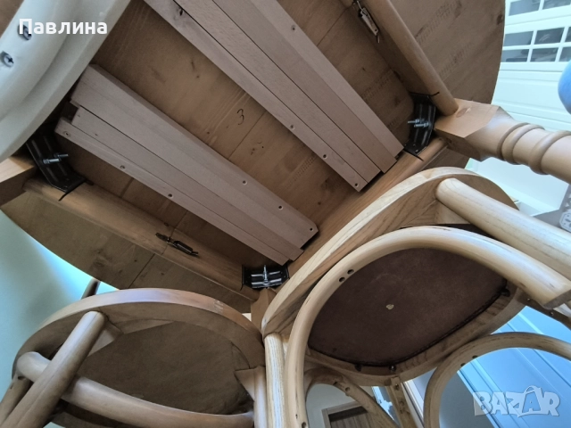 Трапезна маса с 4 стола, снимка 4 - Маси - 52264525