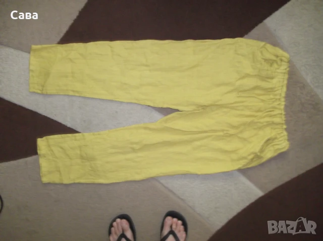 Ленен панталон DLY  дамски,ХЛ, снимка 2 - Панталони - 51160852