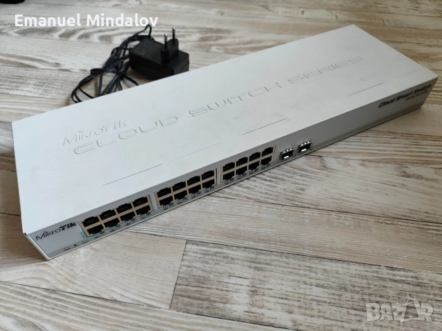 Управляем L2 switch Mikrotik CSS326-24G-2S+RM, снимка 3 - Суичове - 53897392