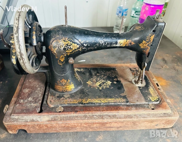 Антична шевна машина Singer модел 28K, снимка 4 - Антикварни и старинни предмети - 54161369