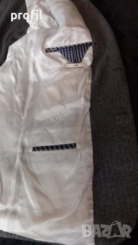 Ново Gant Herringbone мъжко сако/блейзър 48, снимка 13 - Якета - 51605334