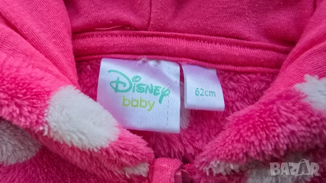 Поларен ромпър Мини Маус 0-3 месеца, снимка 4 - Бебешки гащеризони - 52358811