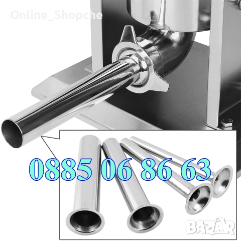 Пълначка за месо 10 литра с редуктор, кайма, наденица, суджук, снимка 5 - Друго търговско оборудване - 51803020