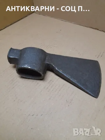 Стара Немска Брадва Тегло 1.200кг. Номер 6., снимка 6 - Антикварни и старинни предмети - 48286357