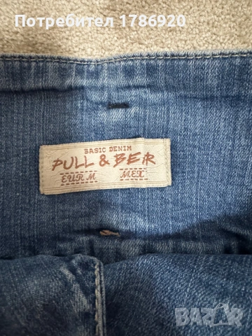 Дънкова пола Pull & Bear Basic Denim - casual перфекция! 👖, снимка 3 - Поли - 51396994