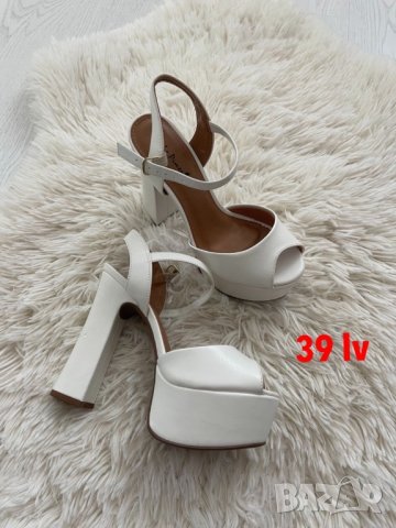 обувки сандали на ток 37 zara , снимка 7 - Дамски обувки на ток - 38069011