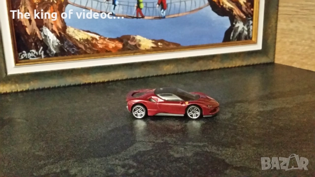 Метална количка Ferrari SF90 Stradale , снимка 8 - Коли, камиони, мотори, писти - 53224352