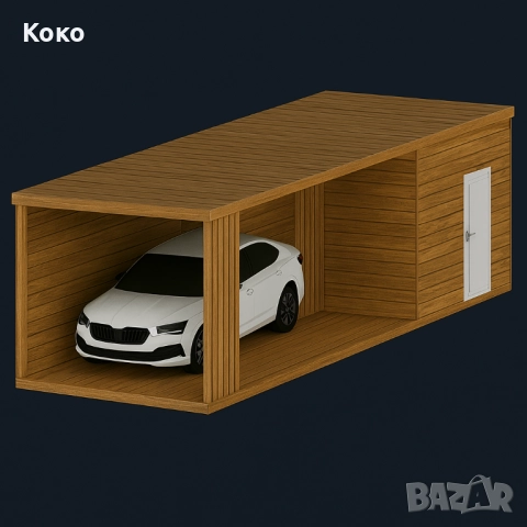 Навес-Гараж със сервизно помещение, снимка 2 - Магазини - 52562819