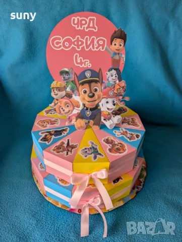 Картонена торта Пес патрул, снимка 6 - Други - 49668273
