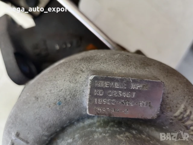 Турбокомпресор за Honda CR-V 2.2 CTDI, снимка 3 - Части - 51339372