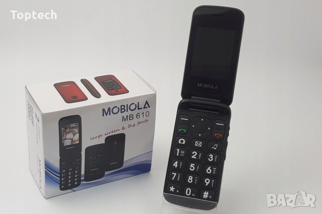Мобилен телефон Mobiola MB610 черен и червен, снимка 3 - Телефони с две сим карти - 30170357