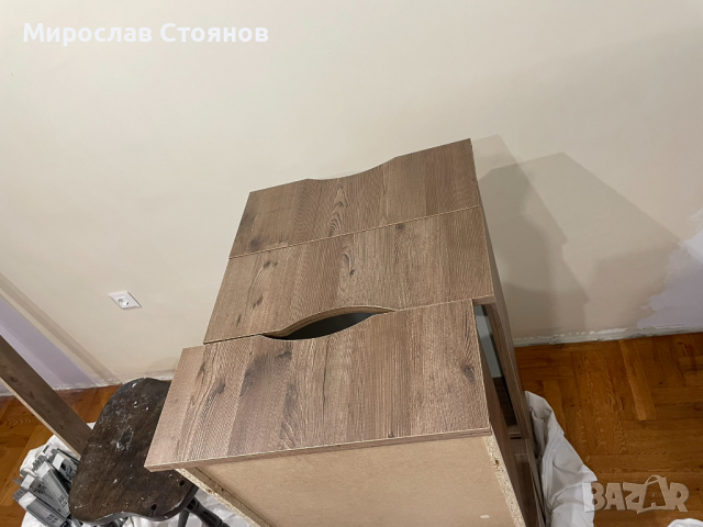 Чекмеджета + дървени плоскости и гардероб, снимка 1 - Гардероби - 44808299