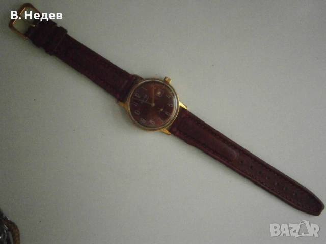 WOSTOK cal. 2605, 17 jewels, Au 10, made in USSR – малки секунди + дата! ТОП!, снимка 9 - Мъжки - 38680017