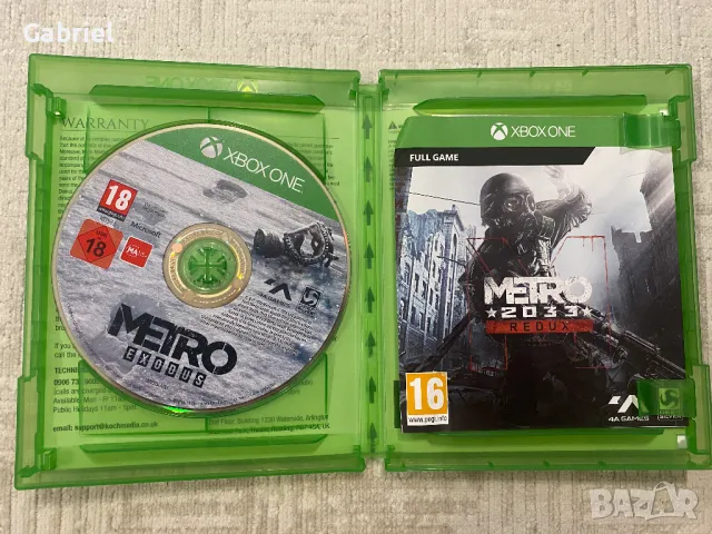 Metro Exodus + 2033 Redux Xbox One, снимка 2 - Игри за Xbox - 49243177