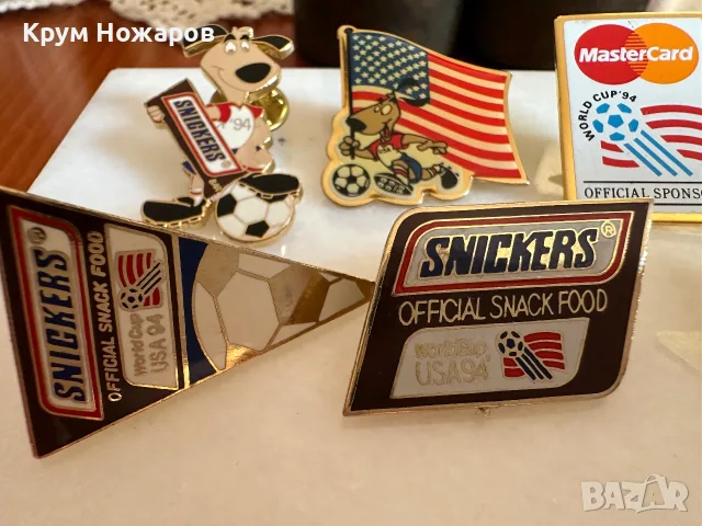USA 1994 WORLD CUP BADGES . Продават се Значки от Световното по футбол от 1994г цена -14 за бр., снимка 13 - Футбол - 55960662