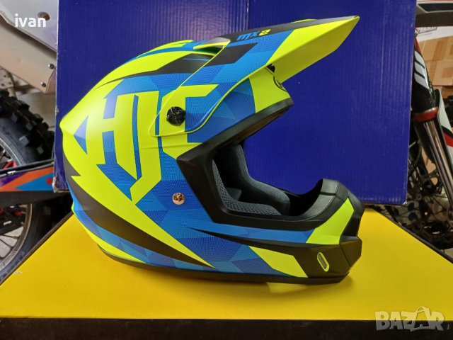 Каска HJS cross enduro шлем yamaha yzf tc te crf husqvarna 