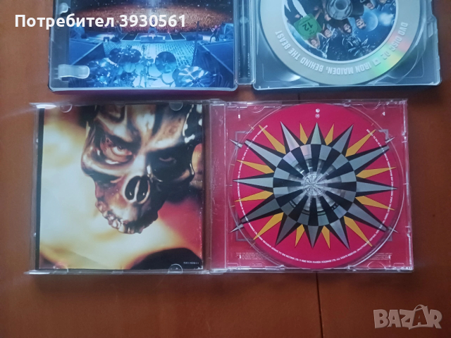 Лот плочи тениска и оригинални дискове на iron maiden, снимка 9 - CD дискове - 53963855