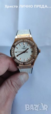 Януари промоция! Diamonds !Дамски луксозен часовник HUBLOT Big Bang 37 mm., снимка 2 - Дамски - 53072568