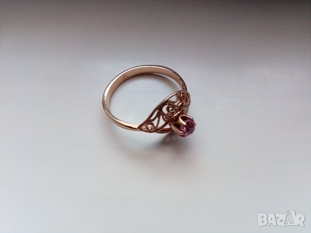 Каталожен СССР ажурен пръстен , снимка 8 - Пръстени - 40649329