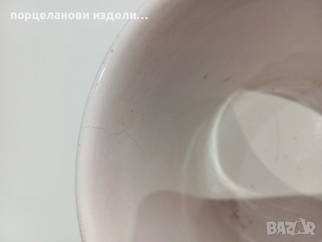 Порцеланова стара кашпа маркирана , снимка 6 - Декорация за дома - 52690478