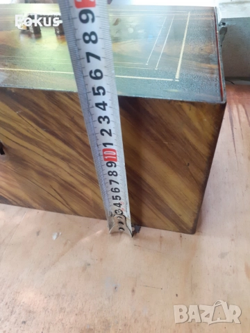 Стара каса сейф касетка банка с ключ, снимка 7 - Антикварни и старинни предмети - 51596624