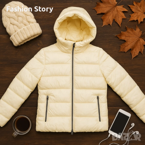 Топло капитонирано яке – BENETHON, снимка 9 - Якета - 51851687