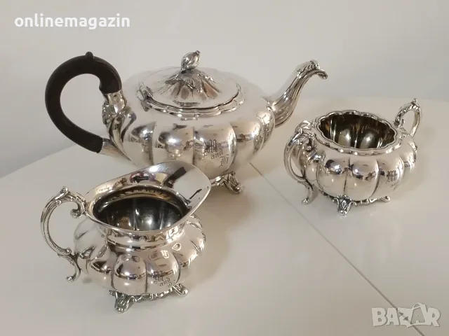 Продавам посребрени прибори от 1881 година , снимка 2 - Антикварни и старинни предмети - 55778181