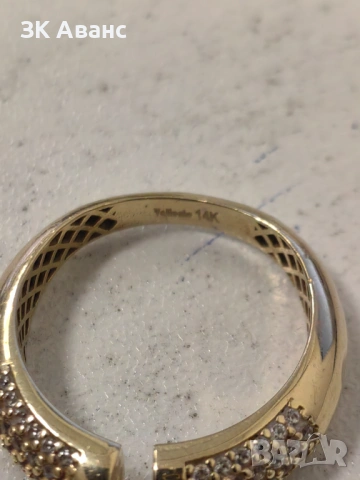 дамски златен пръстен - 2,72гр. 14К, снимка 6 - Пръстени - 53349706