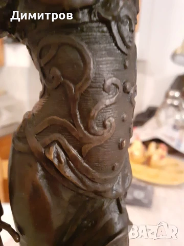 Бронзова пластика Темида, снимка 4 - Антикварни и старинни предмети - 51019947