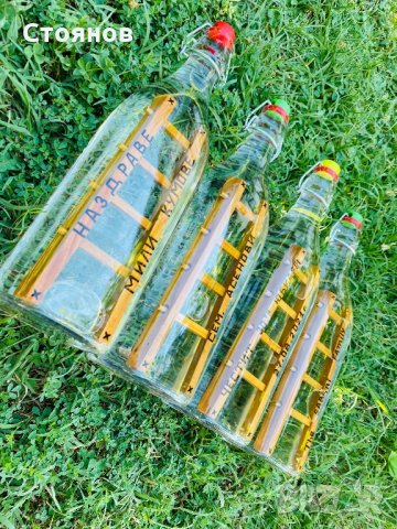 Дървени фигури в стъклено шише, стълби в бутилка, сувенир за подарък, снимка 6 - Въдици - 18318809