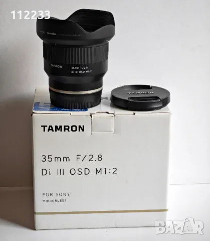 Tamron 35mm f2.8 Di III OSD M 12 за Sony E, снимка 1 - Обективи и филтри - 49409097