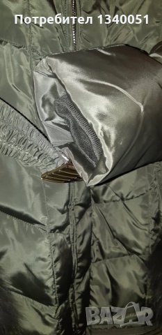 Яке с гъши пух и яка от естествен косъм, снимка 4 - Якета - 30601028