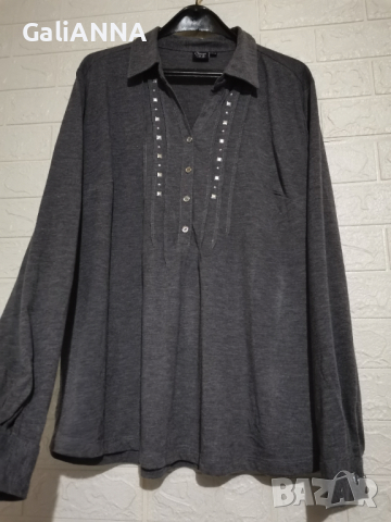 СТРАХОТНА ТУНИКА С КАПСИ 3XL-4XL, снимка 2 - Туники - 44623260