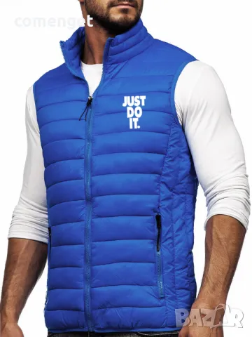 ПРОМО ЦЕНА! Мъжко яке без ръкави / елек, грейка JUST DO IT & AIR JORDAN - 5 ЦВЯТА!