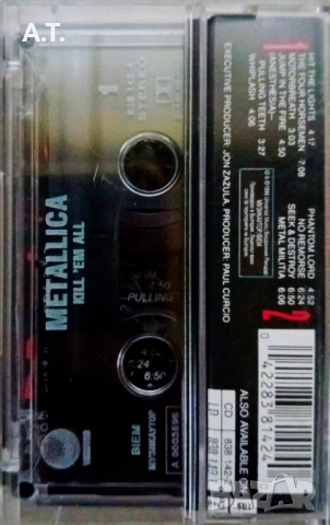 ОРИГИНАЛНИ КАСЕТИ METALLICA, снимка 4 - Аудио касети - 52068164