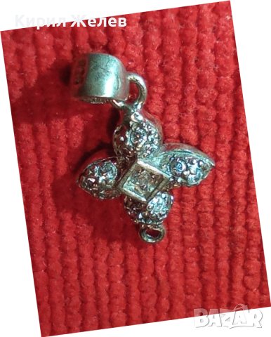 СРЕБЪРНО МИНИАТЮРНО СКЪПОЦЕННО КРЪСТЧЕ СРЕБРО 925 с ИНКРУСТИРАНИ КАМЪНИ ЦИРКОНИ 25678, снимка 12 - Колиета, медальони, синджири - 35804421