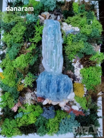 Картини със скандинавски мъх и естествени материали , снимка 7 - Декорация за дома - 44114877