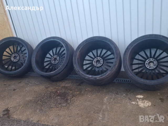 Джанти 22 цола 22x11.5J ET38 с гуми Continental 335/25 ZR22 – 4 броя - свалени от BMW X5, снимка 8 - Гуми и джанти - 54341568