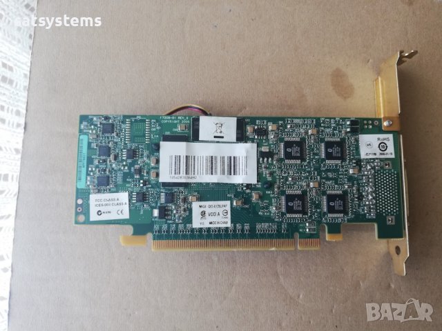 Видео карта Matrox MGI QID-E128LPAF F7208-01 REV:B Quad Display 128MB PCI-E, снимка 7 - Видеокарти - 37222393