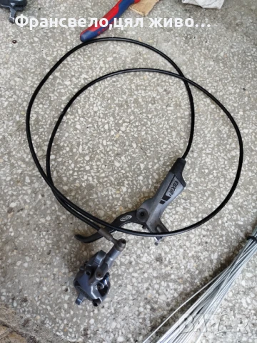 Задна хидравлична спирачки за велосипед колело avid elixir 3 за ремонт или части , снимка 1