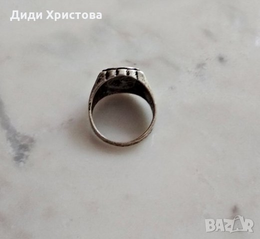 ПРЪСТЕН ОТ ТИБЕТСКО СРЕБРО С ДРАКОН размер 9, снимка 3 - Пръстени - 29263770